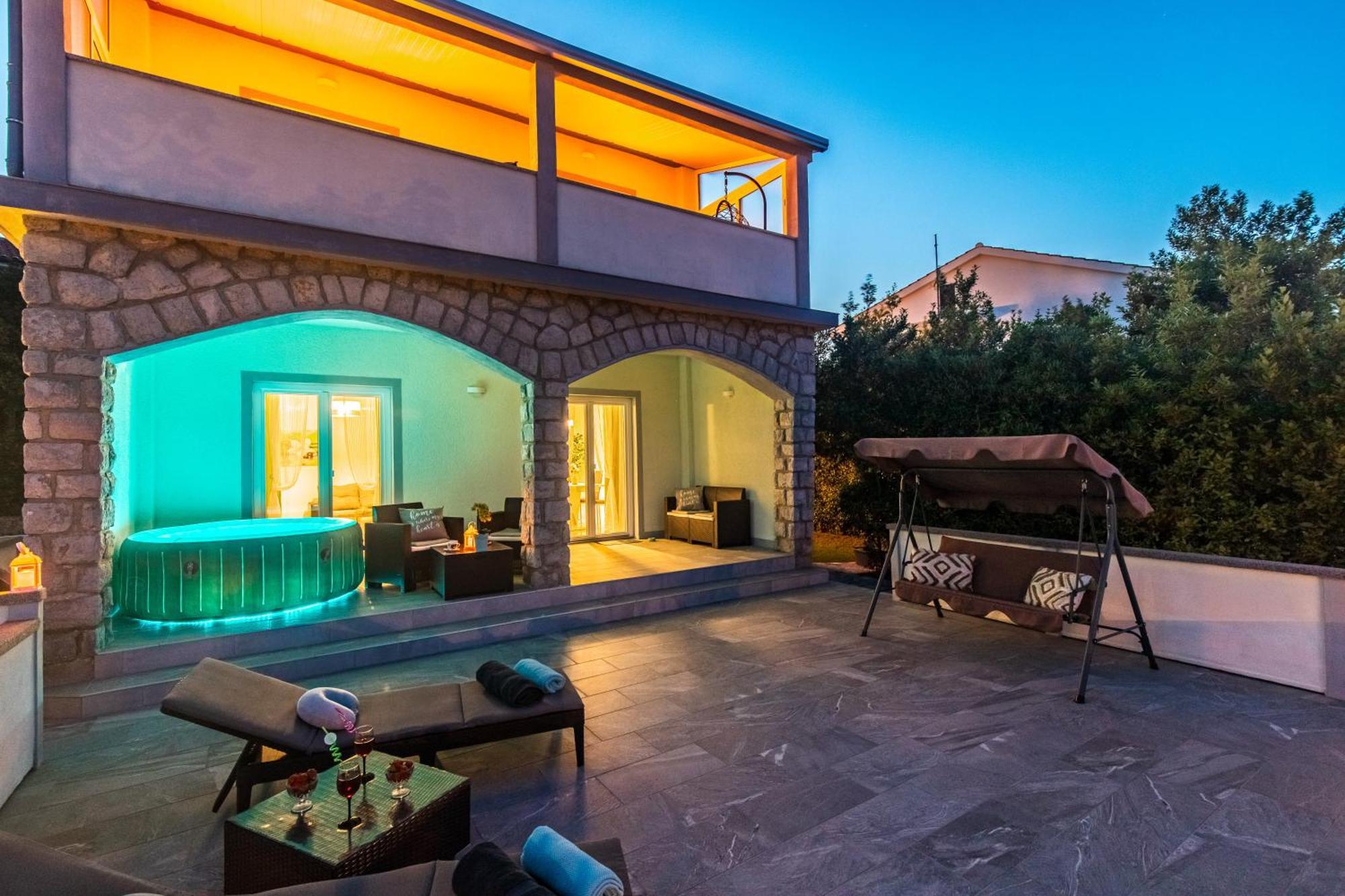 Apartment Tara With Seaview Krk Town Exterior foto