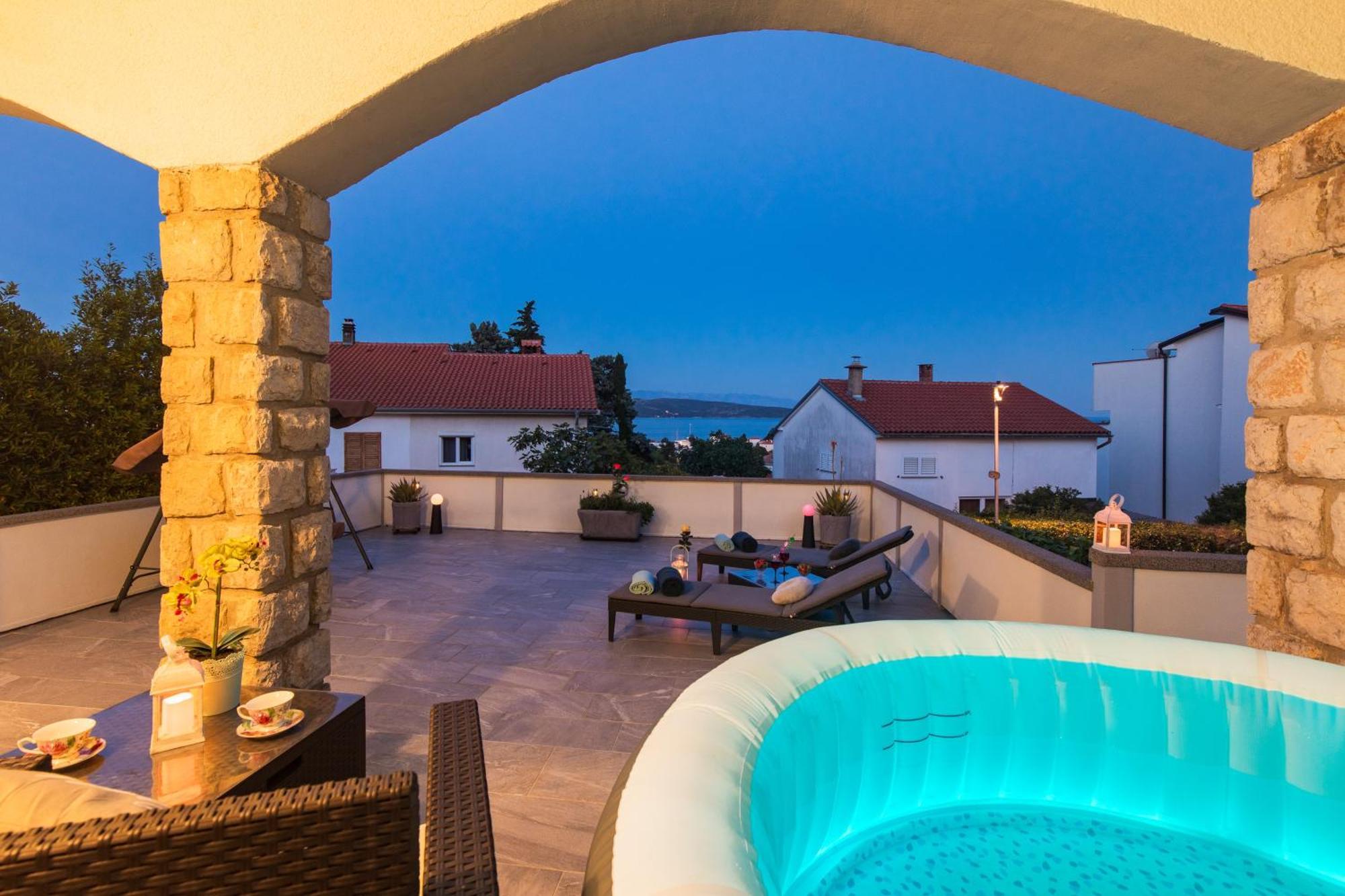 Apartment Tara With Seaview Krk Town Exterior foto